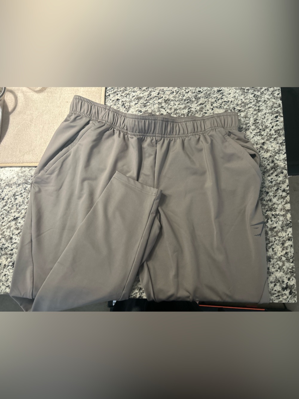 Gymshark Men’s Training Pants in Light Taupe